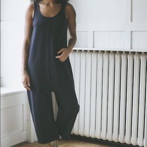 Ilana Kohn Gary Jumpsuit XS Navy French Terry